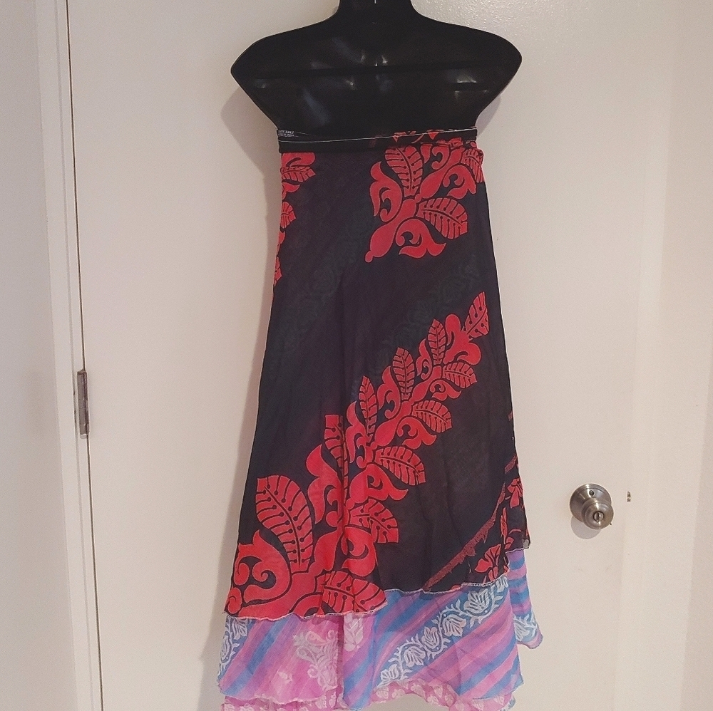 Wrap Dress reversible multi-way dress skirt jacket